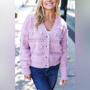 ❤️‍🔥❤️‍🔥Pink Knit Cardigan Sweater
NWT Pastry Pink Cardigan